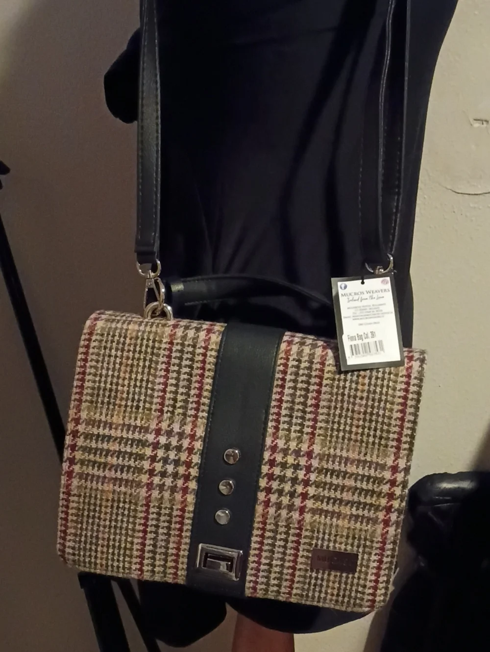 Wellsford Plaid Crossbody Bag in Multi-Color